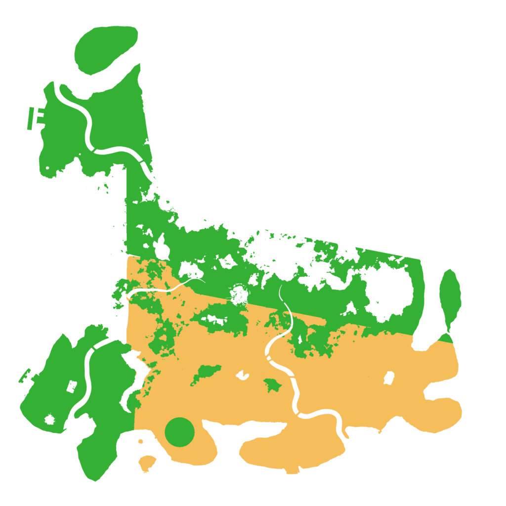 Biome Rust Map: Procedural Map, Size: 4500, Seed: 21325