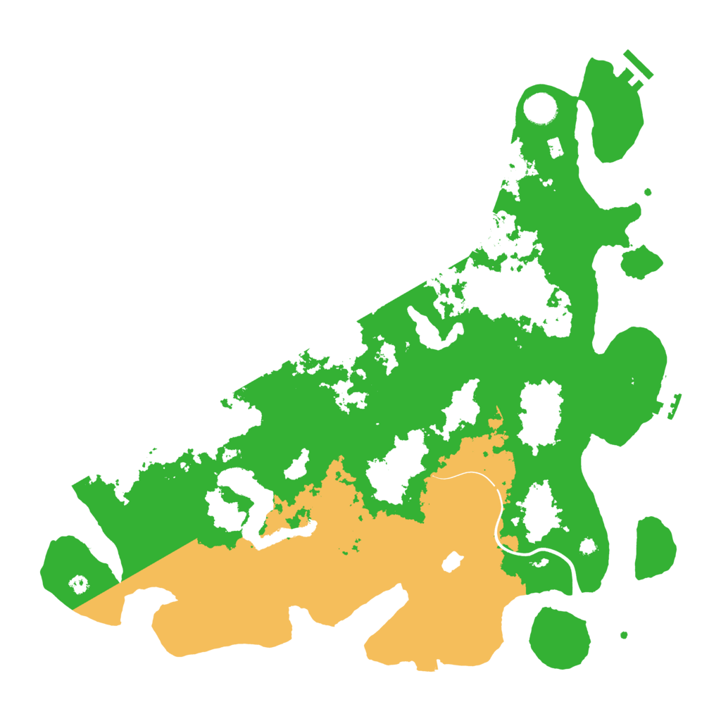Biome Rust Map: Procedural Map, Size: 4000, Seed: 697615738