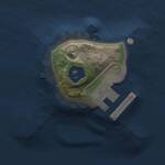 Thumbnail Rust Map: Procedural Map, Size: 1000, Seed: 380016742, 2 Monuments