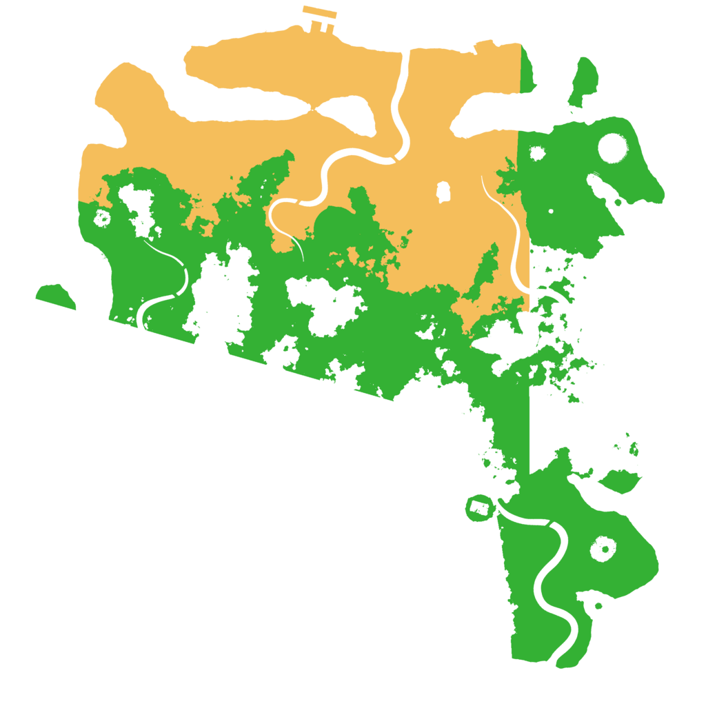 Biome Rust Map: Procedural Map, Size: 4205, Seed: 2147483647