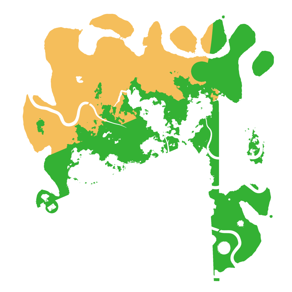 Biome Rust Map: Procedural Map, Size: 4000, Seed: 20009