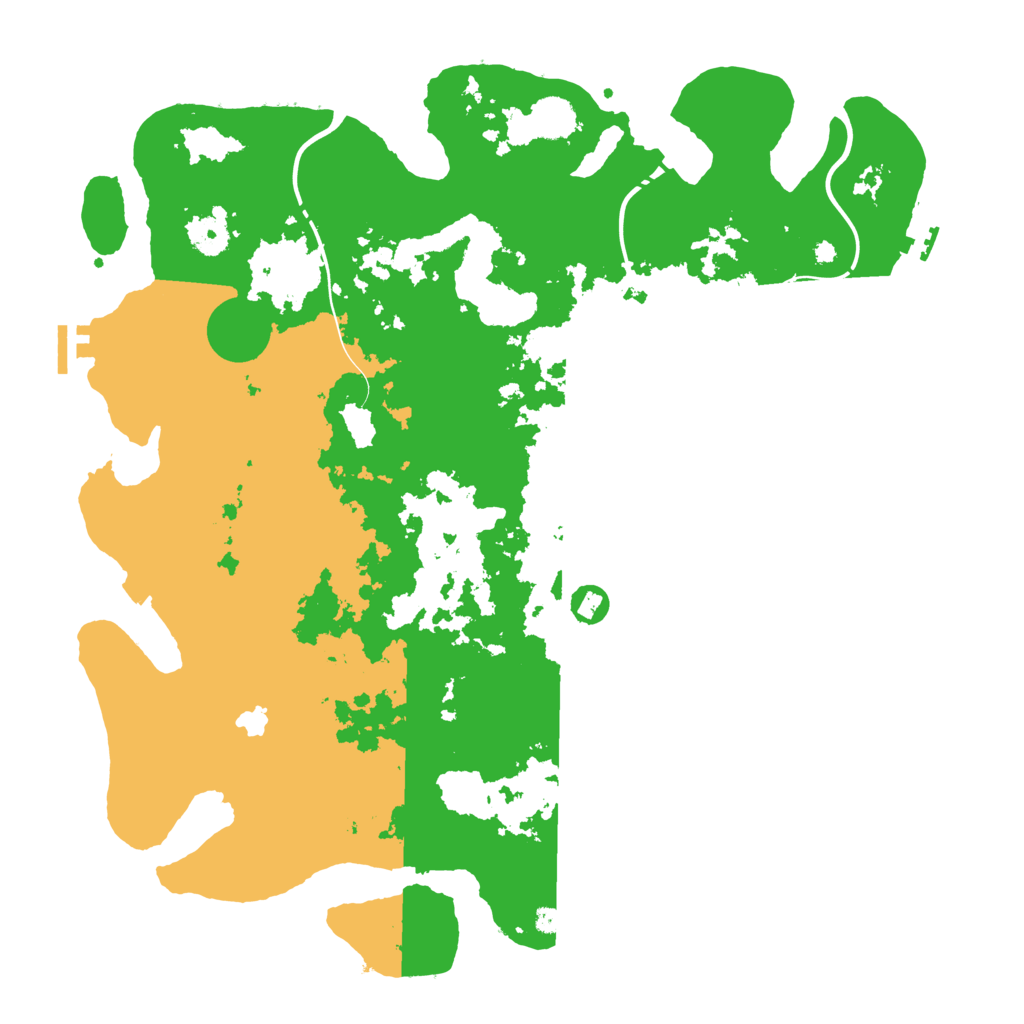 Biome Rust Map: Procedural Map, Size: 4250, Seed: 619618761