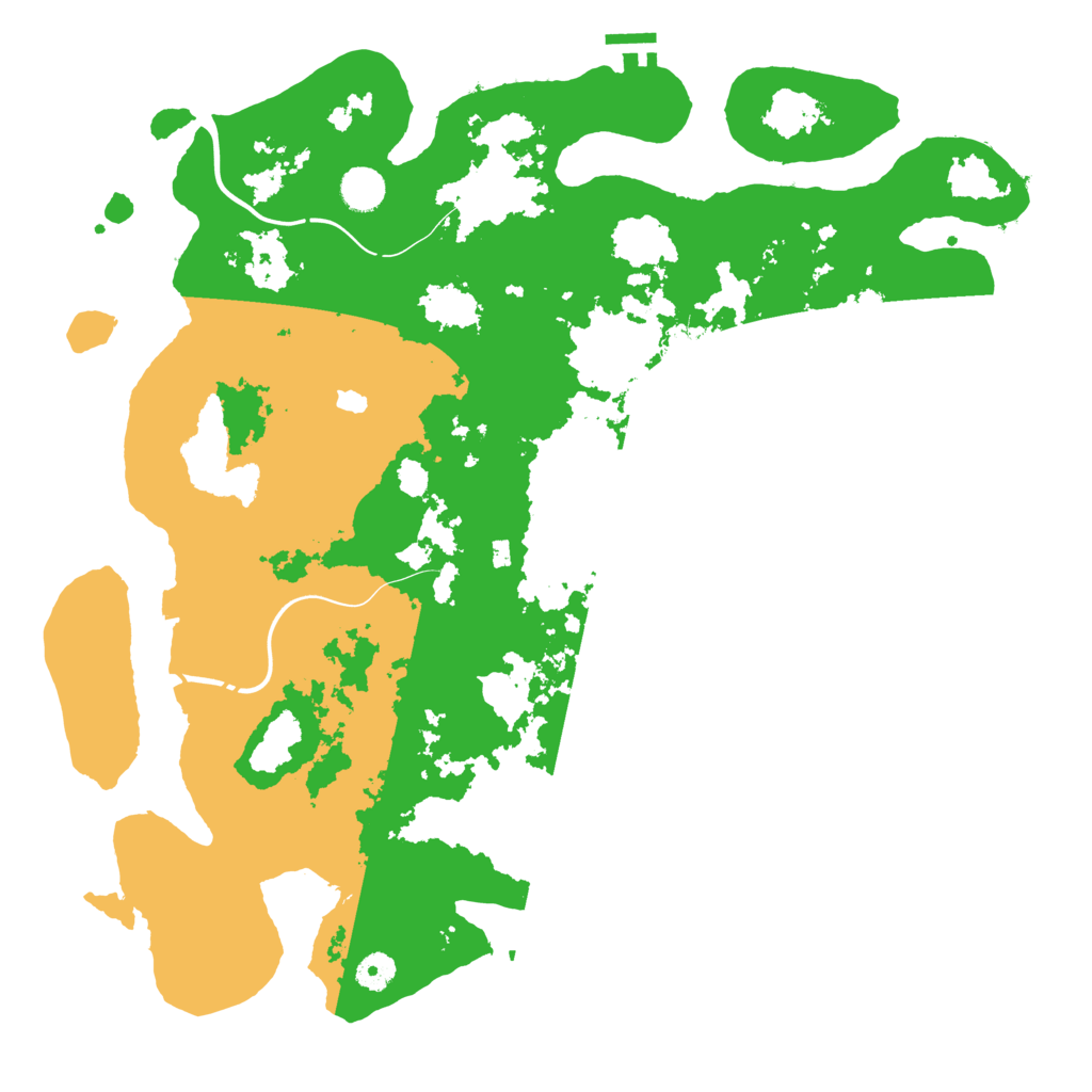 Biome Rust Map: Procedural Map, Size: 4320, Seed: 15520