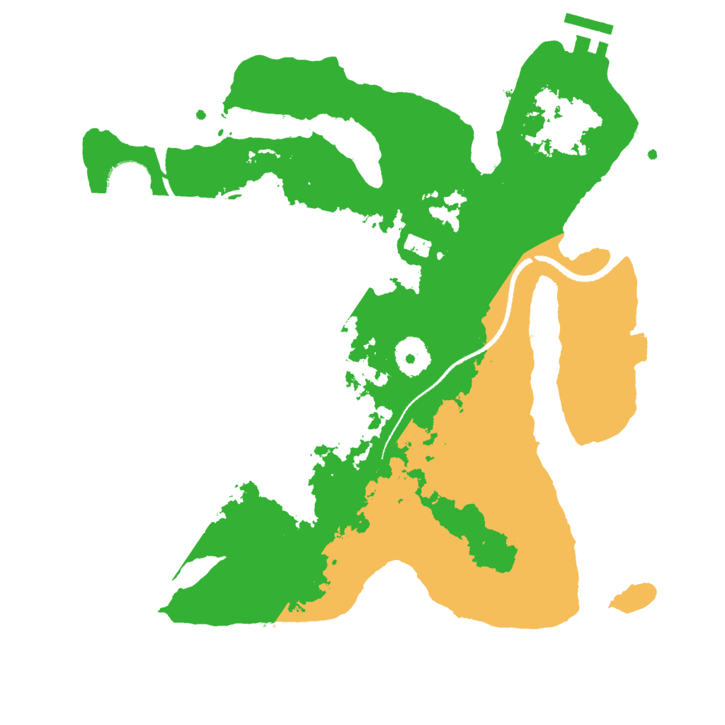 Biome Rust Map: Procedural Map, Size: 3000, Seed: 1588634173