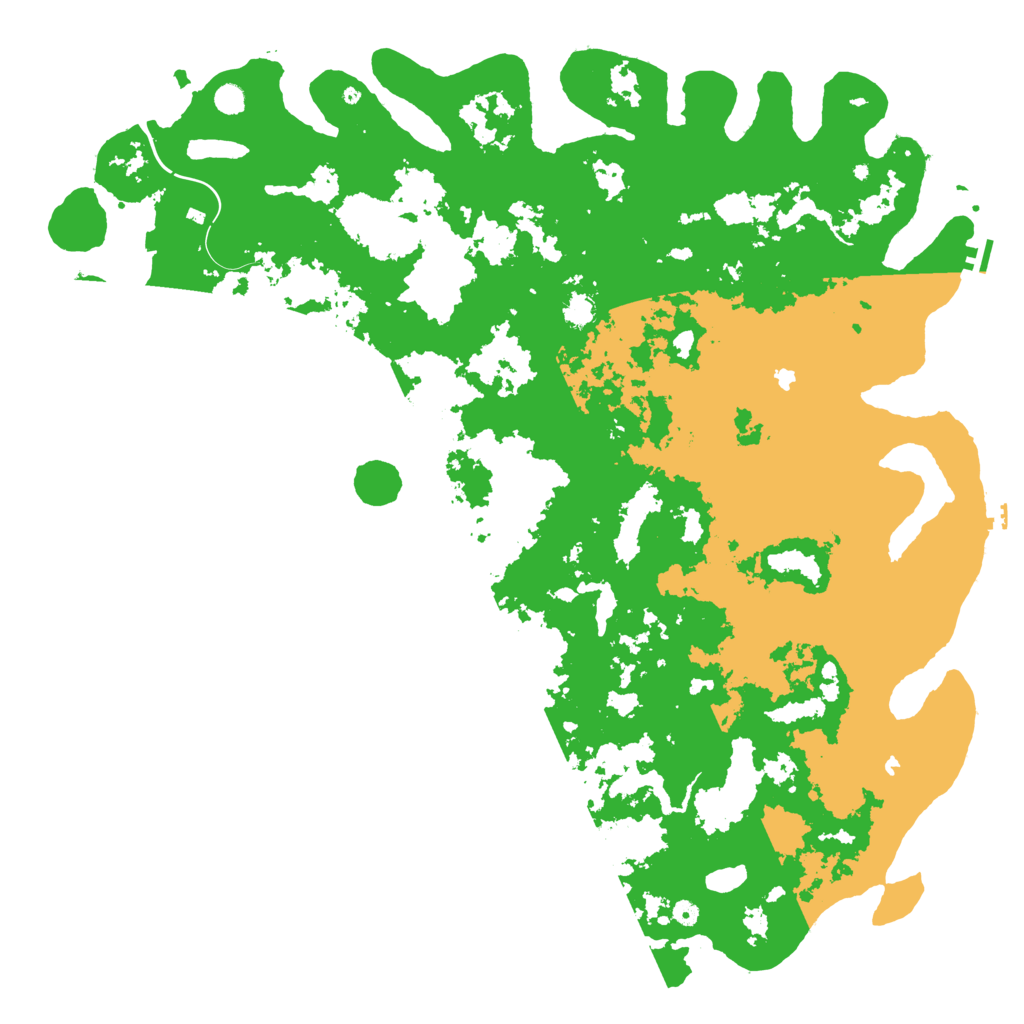 Biome Rust Map: Procedural Map, Size: 6000, Seed: 18081965