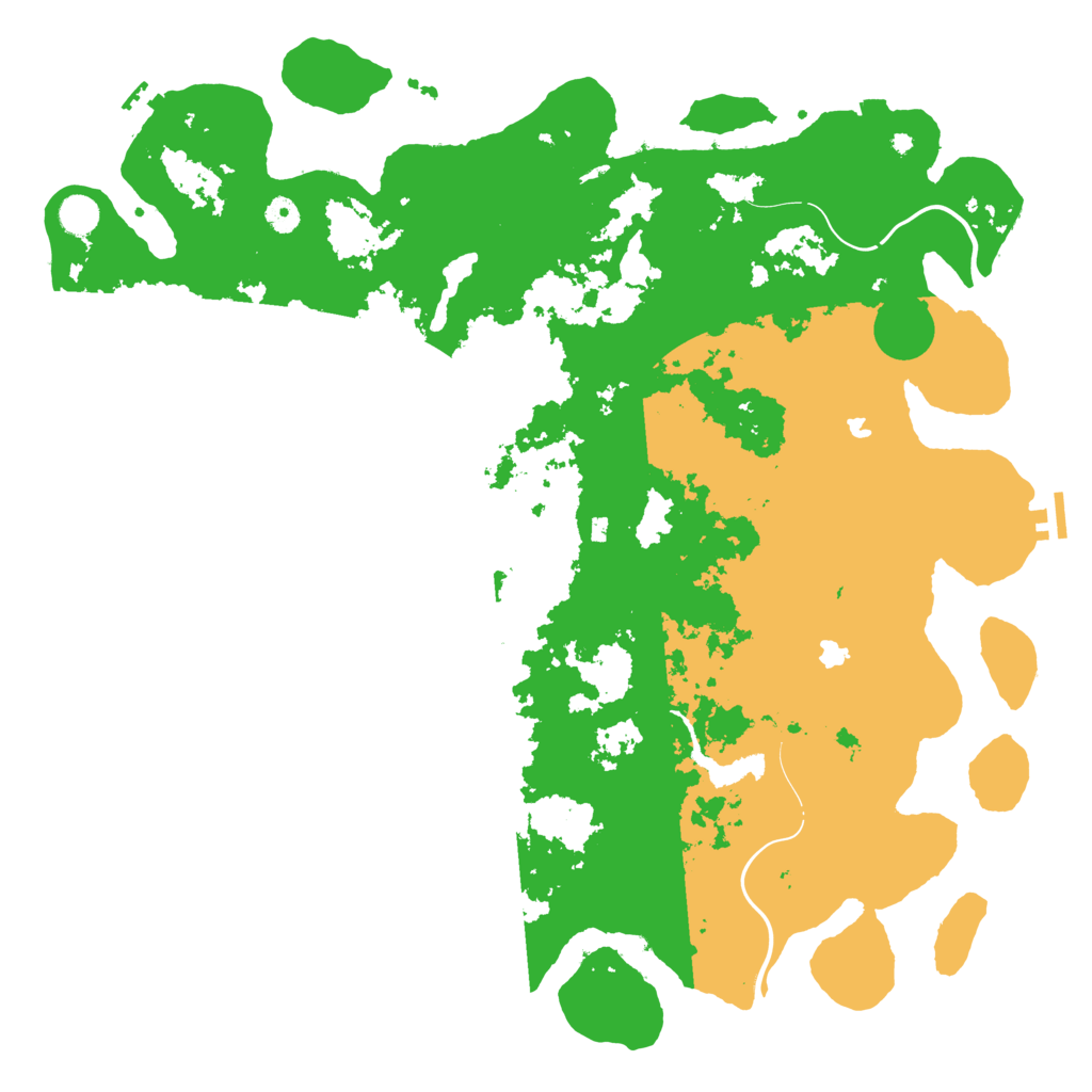 Biome Rust Map: Procedural Map, Size: 4750, Seed: 88401591