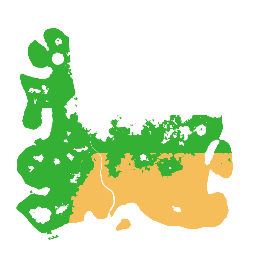 Biome Rust Map: Procedural Map, Size: 3750, Seed: 954701207