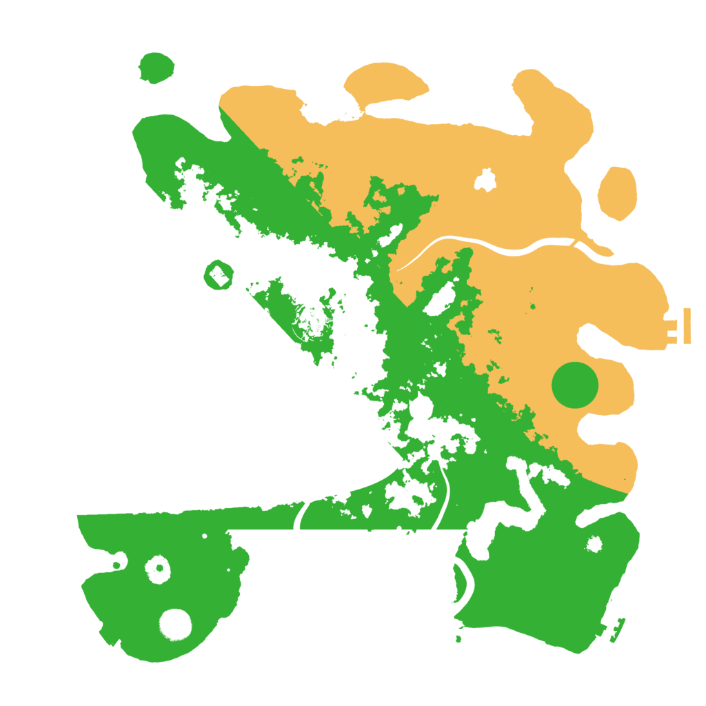 Biome Rust Map: Procedural Map, Size: 4000, Seed: 847845307