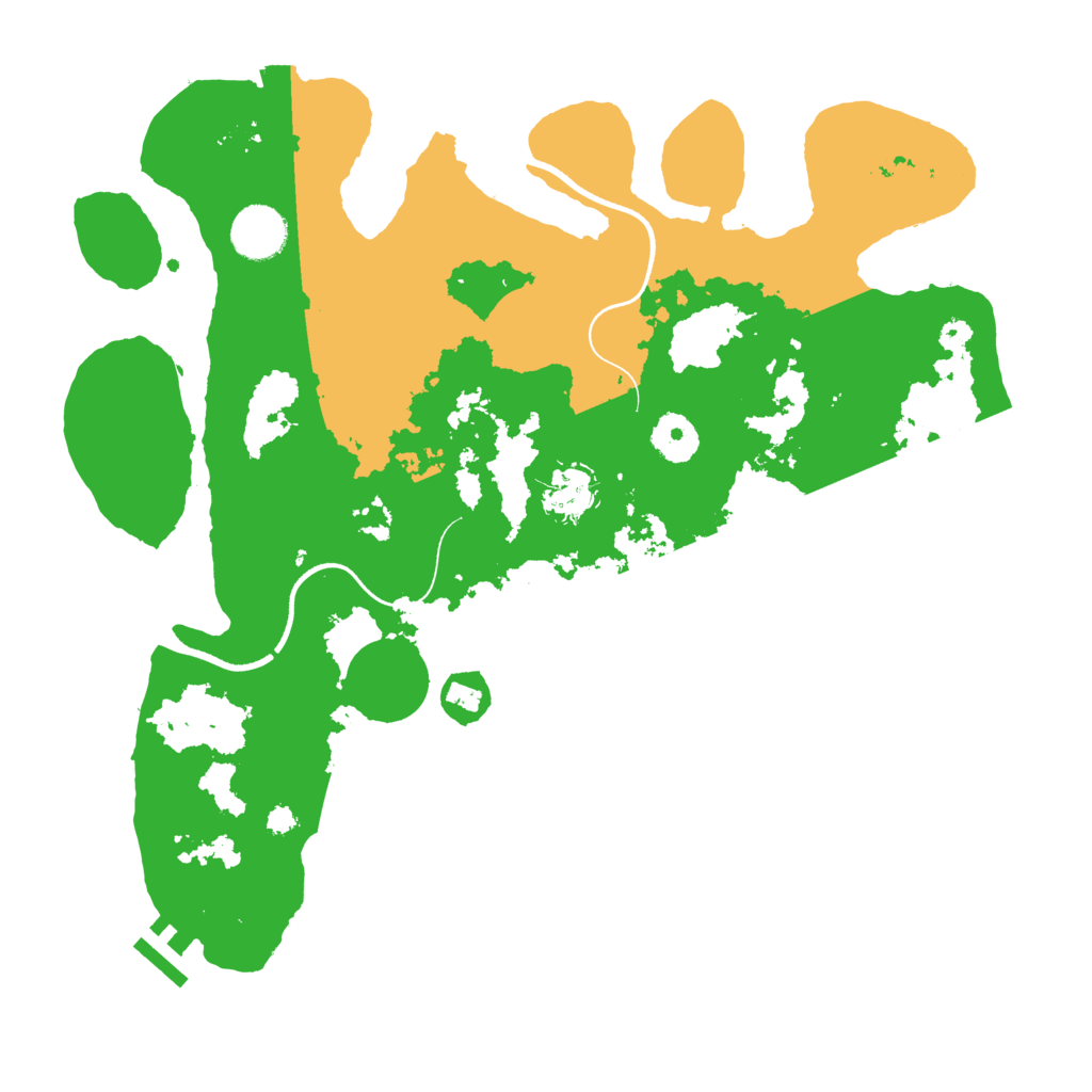 Biome Rust Map: Procedural Map, Size: 3500, Seed: 1965927311