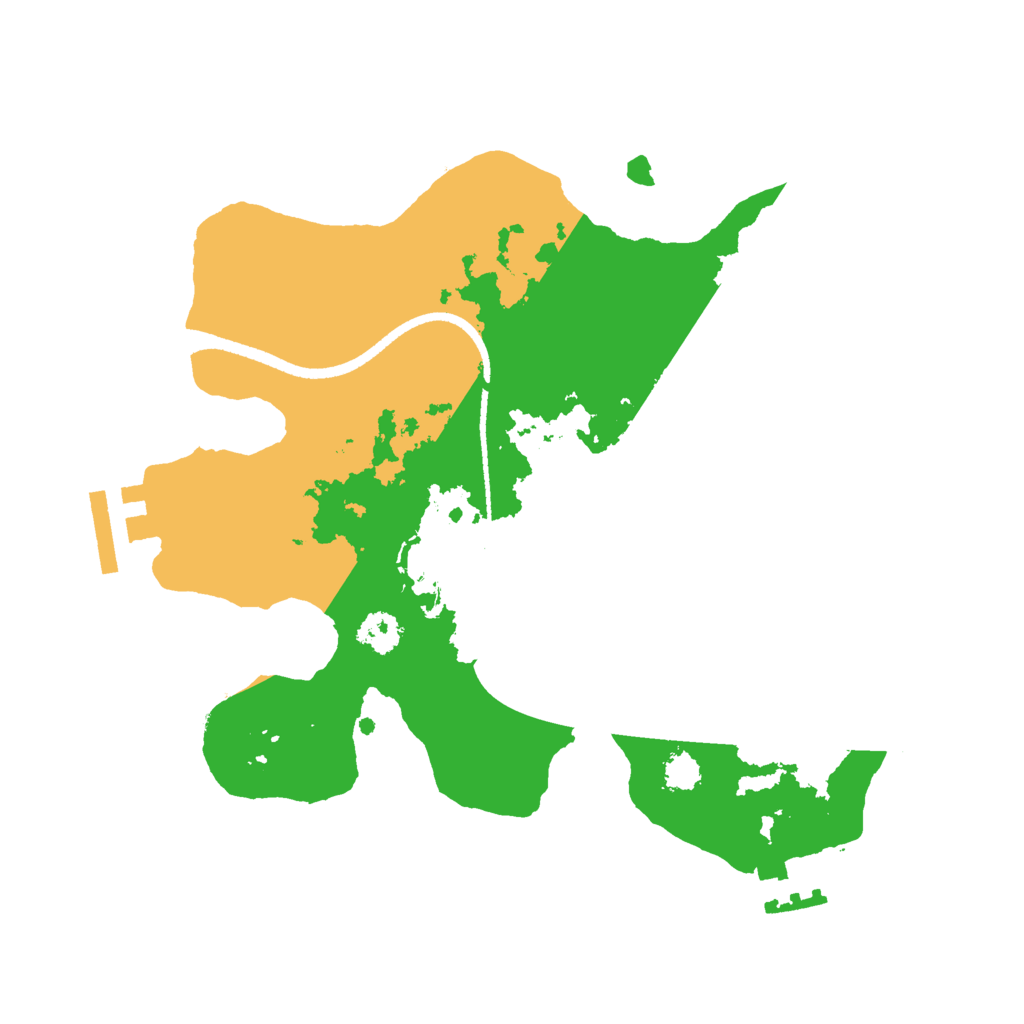 Biome Rust Map: Procedural Map, Size: 2500, Seed: 1544221946