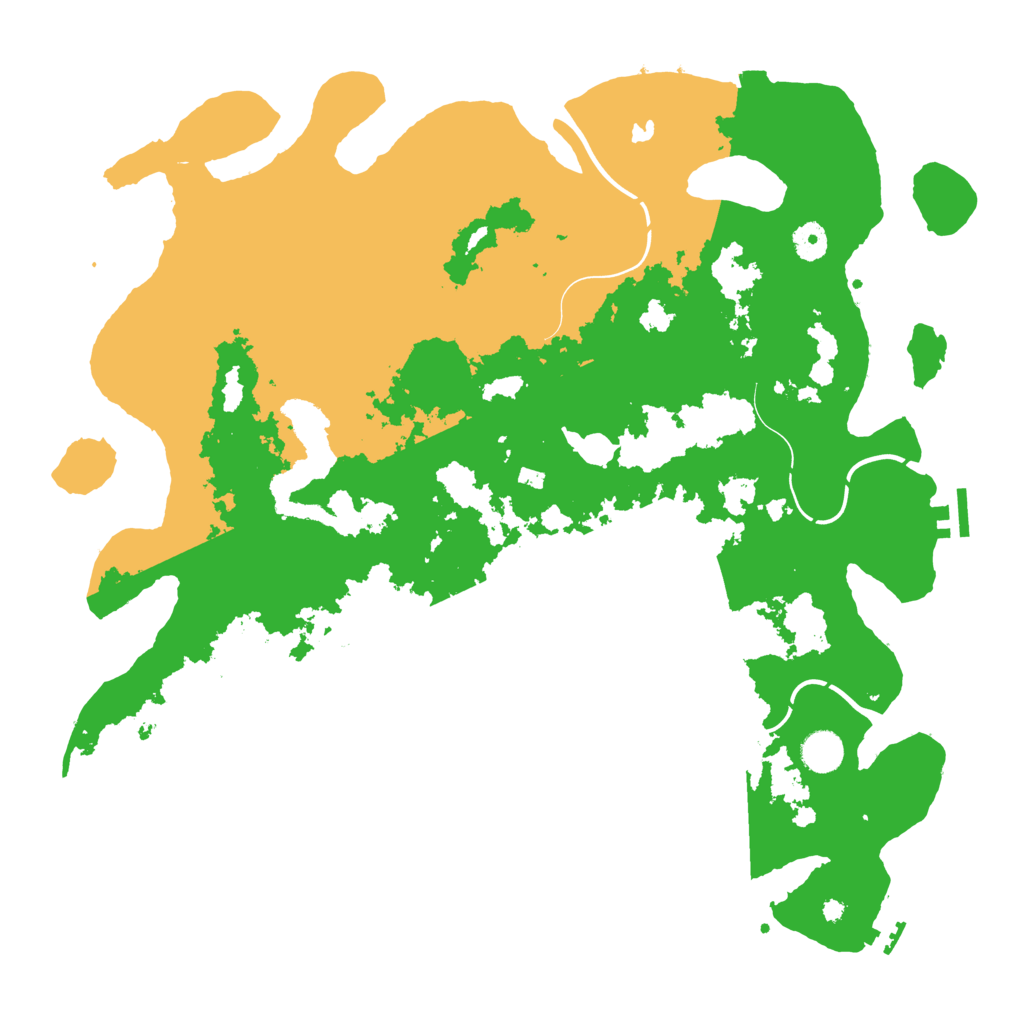 Biome Rust Map: Procedural Map, Size: 4250, Seed: 189360617