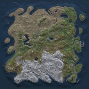 Thumbnail Rust Map: Procedural Map, Size: 4250, Seed: 189360617, 15 Monuments