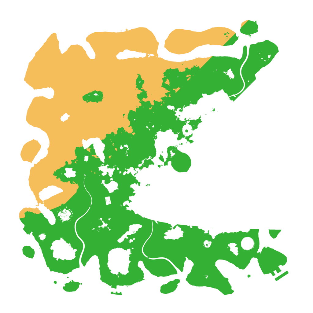 Biome Rust Map: Procedural Map, Size: 4200, Seed: 475170087