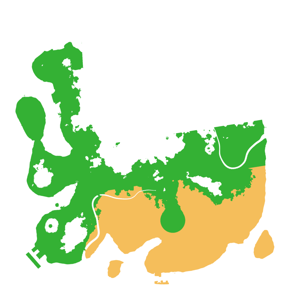 Biome Rust Map: Procedural Map, Size: 3250, Seed: 593297505