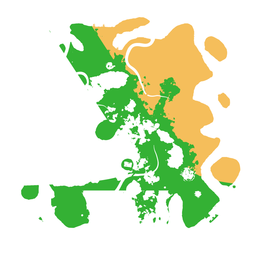 Biome Rust Map: Procedural Map, Size: 3500, Seed: 798643213