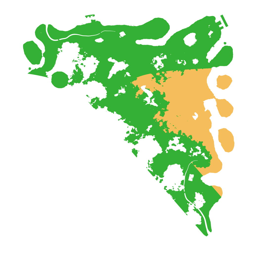 Biome Rust Map: Procedural Map, Size: 4000, Seed: 885450738