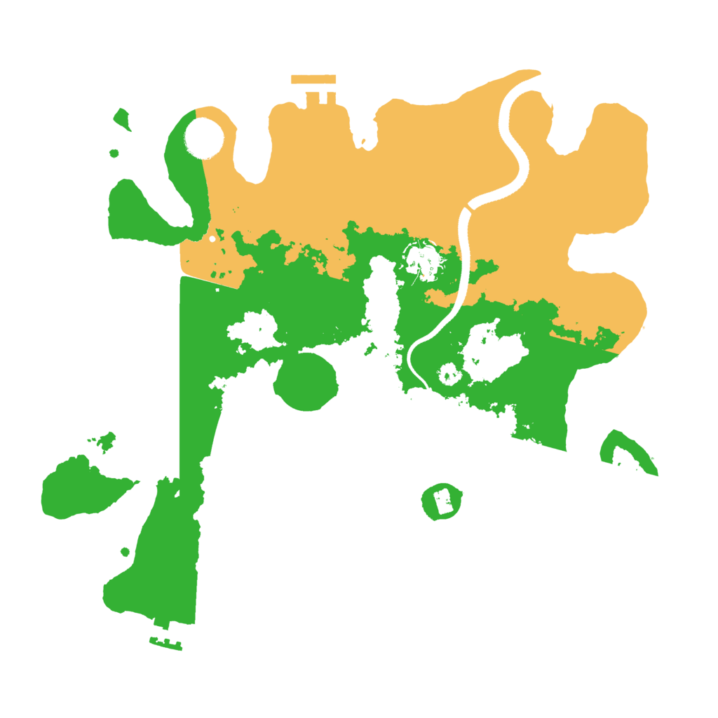 Biome Rust Map: Procedural Map, Size: 3250, Seed: 349362491