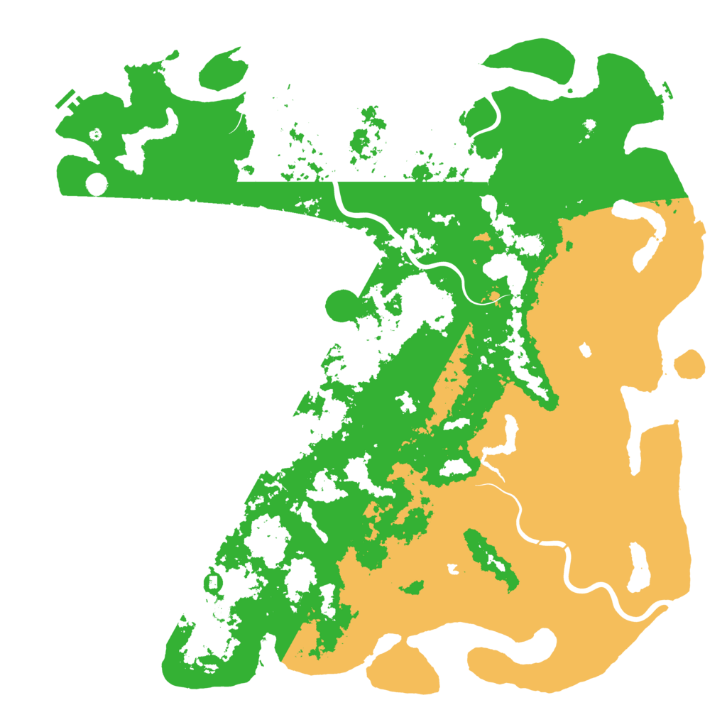 Biome Rust Map: Procedural Map, Size: 6000, Seed: 1273119642