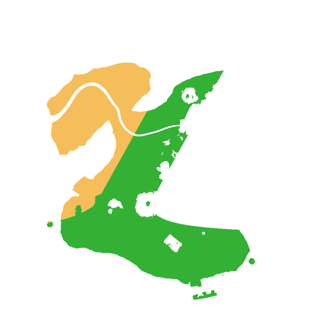 Biome Rust Map: Procedural Map, Size: 2000, Seed: 288767600