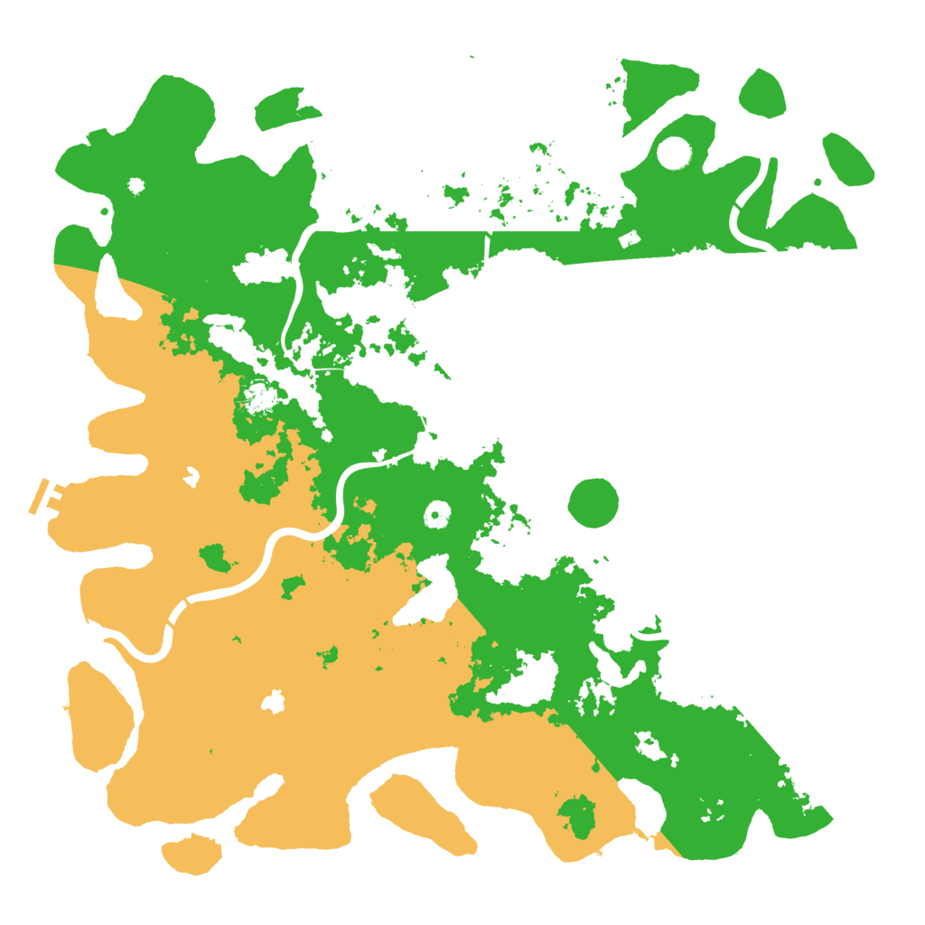 Biome Rust Map: Procedural Map, Size: 5000, Seed: 1925157886