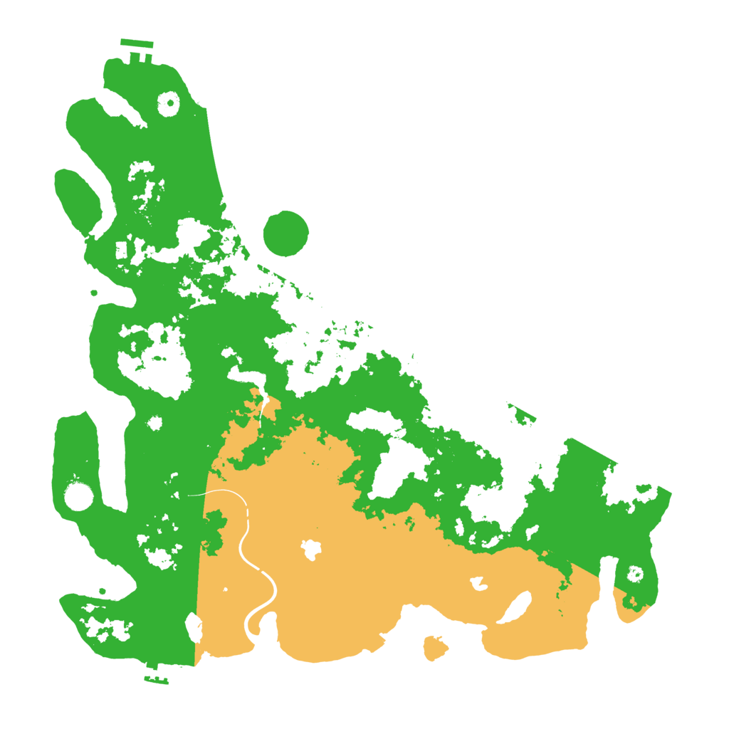 Biome Rust Map: Procedural Map, Size: 4500, Seed: 695980706