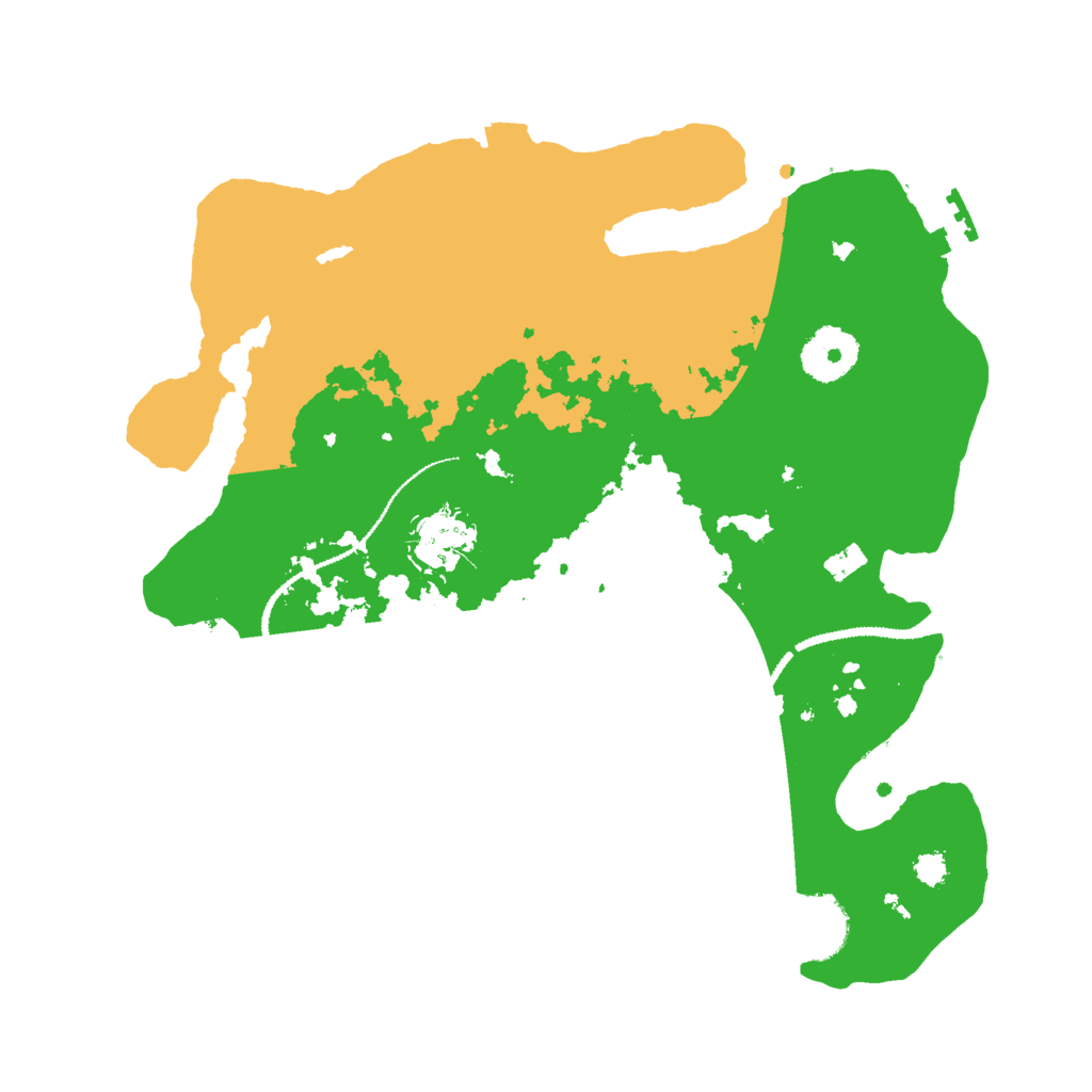 Biome Rust Map: Procedural Map, Size: 3000, Seed: 671583