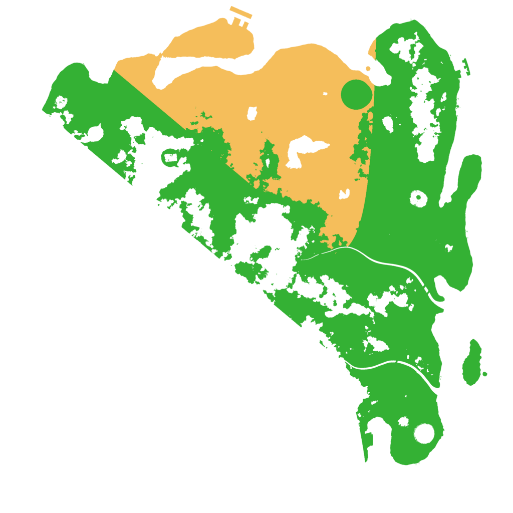 Biome Rust Map: Procedural Map, Size: 4500, Seed: 20051979