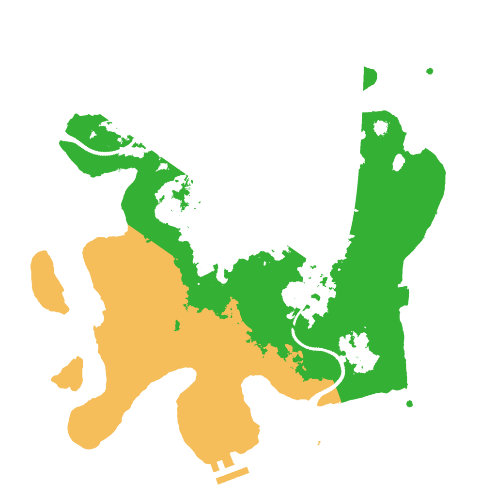 Biome Rust Map: Procedural Map, Size: 3000, Seed: 822966326