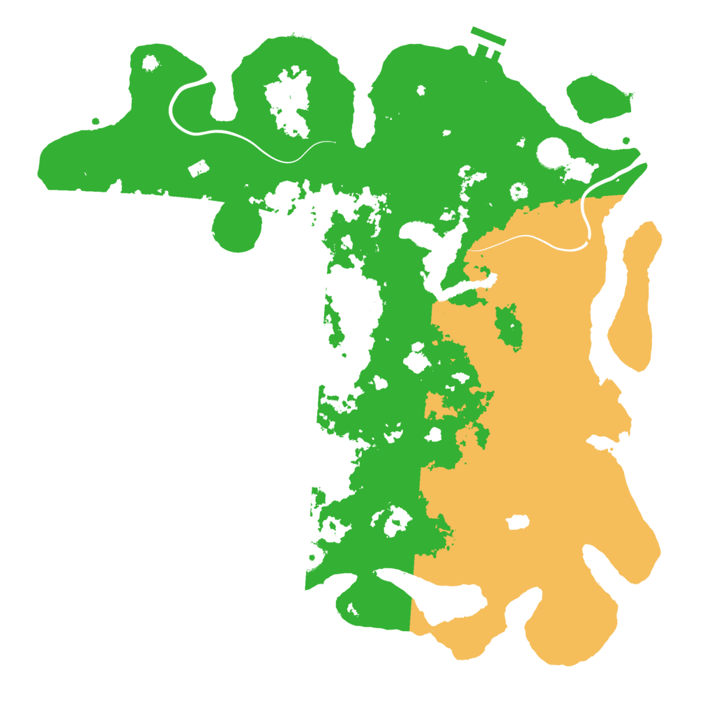 Biome Rust Map: Procedural Map, Size: 4000, Seed: 1204086741