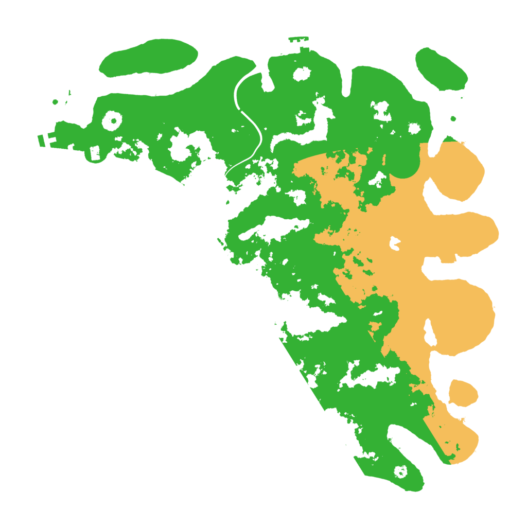 Biome Rust Map: Procedural Map, Size: 4000, Seed: 12736655
