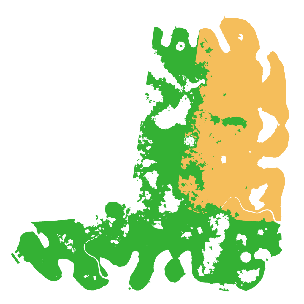 Biome Rust Map: Procedural Map, Size: 5000, Seed: 1966328796