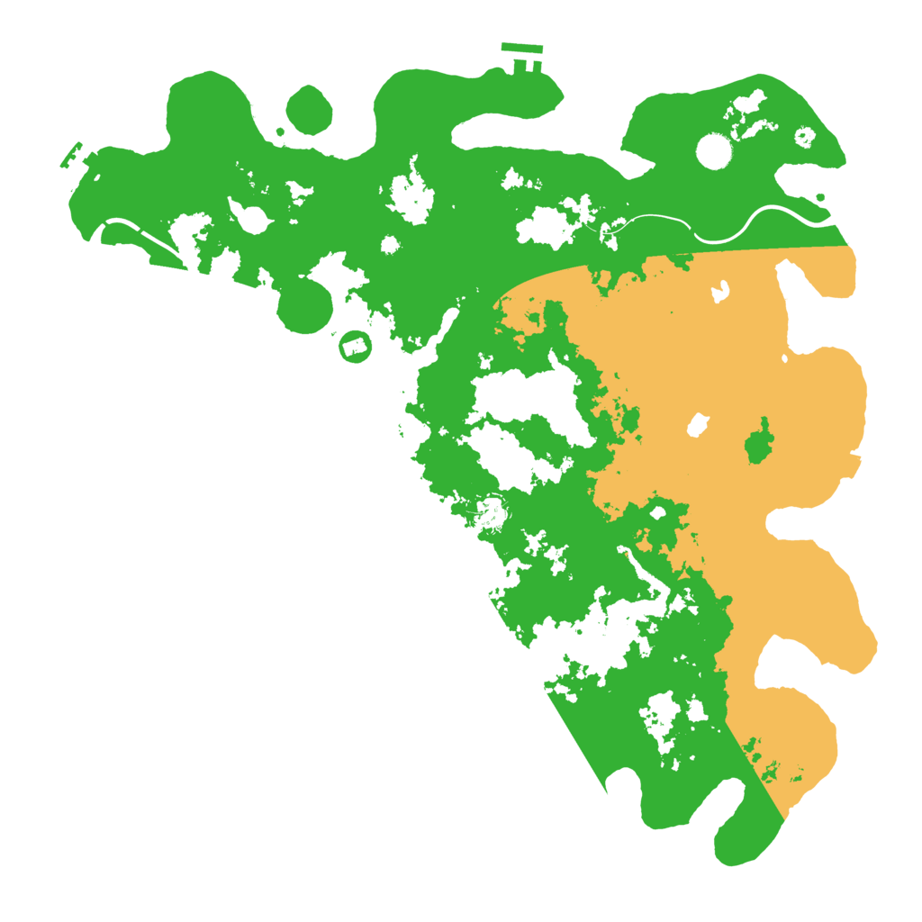 Biome Rust Map: Procedural Map, Size: 4500, Seed: 1250016228