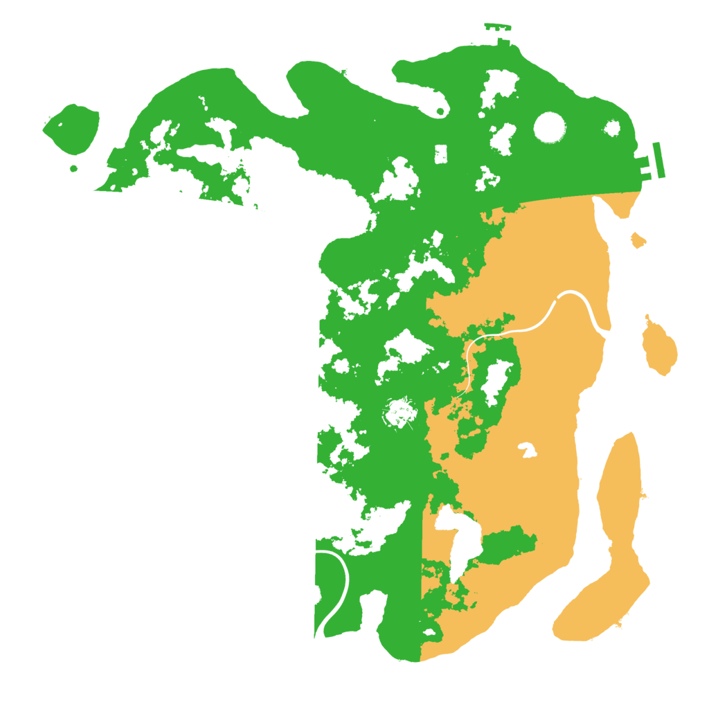 Biome Rust Map: Procedural Map, Size: 4000, Seed: 1886008914