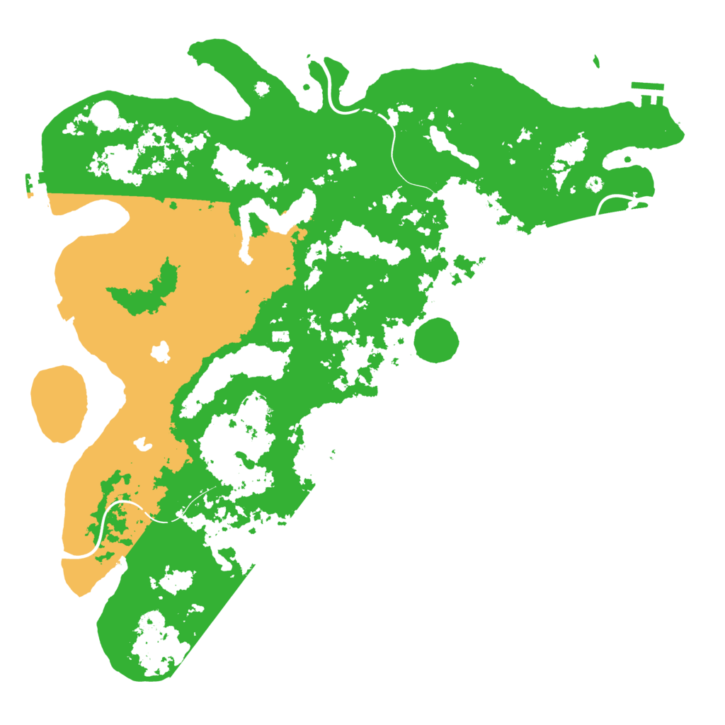 Biome Rust Map: Procedural Map, Size: 4500, Seed: 1582946907