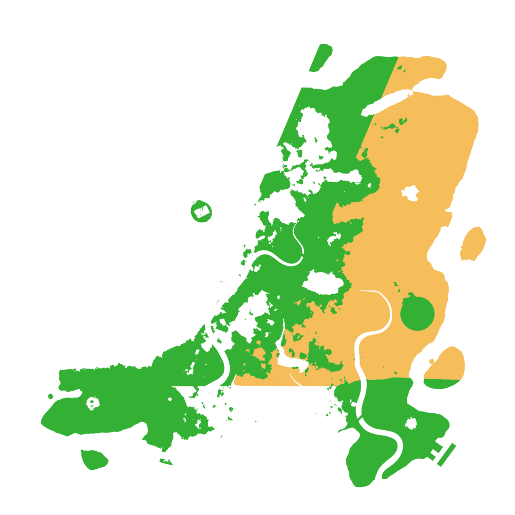 Biome Rust Map: Procedural Map, Size: 4000, Seed: 731216420