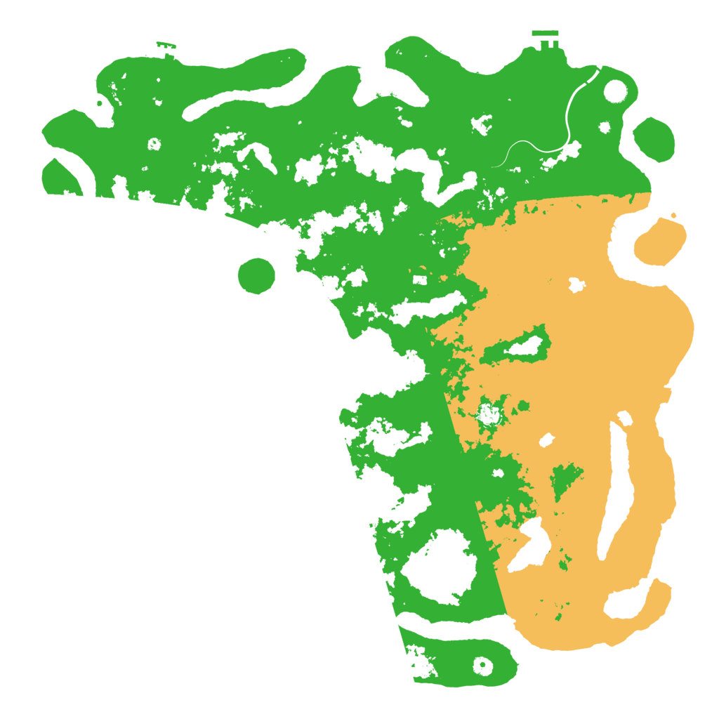 Biome Rust Map: Procedural Map, Size: 5500, Seed: 29375298