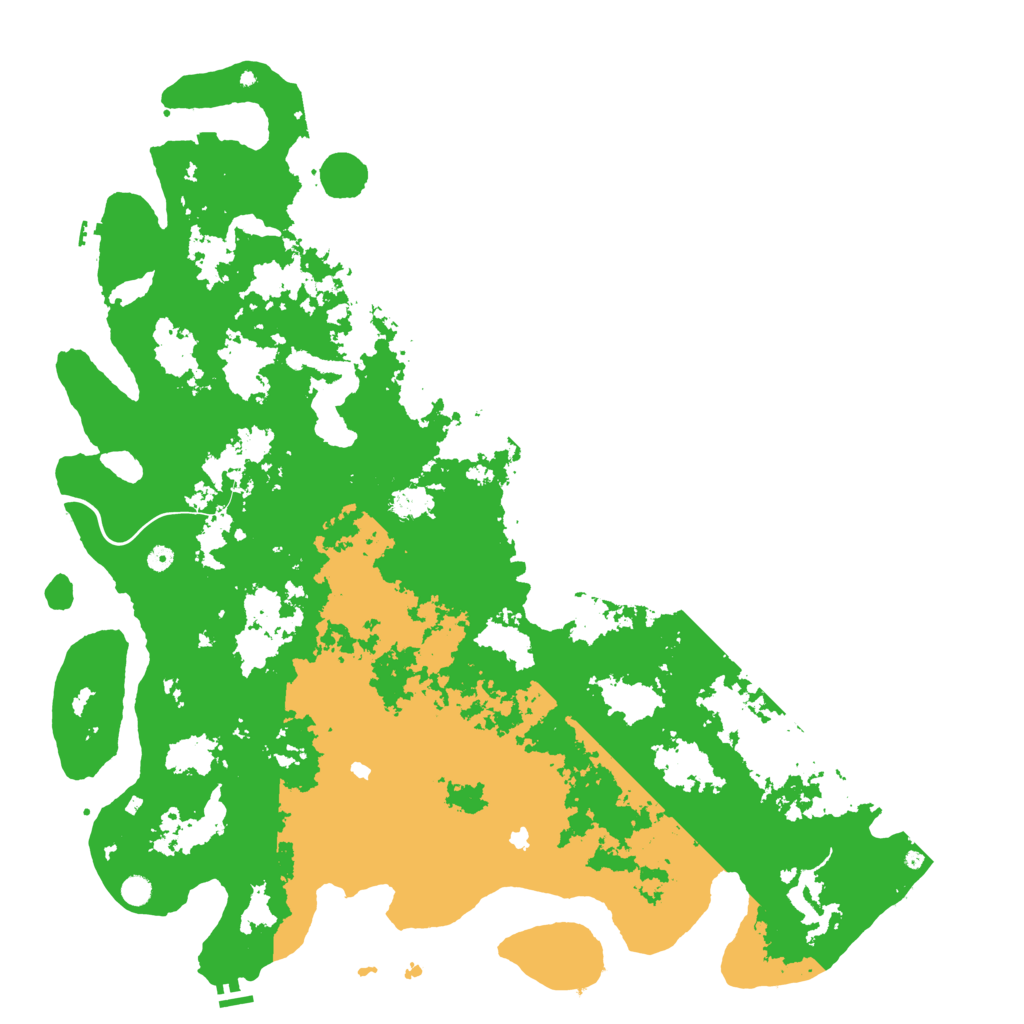Biome Rust Map: Procedural Map, Size: 6000, Seed: 81235479