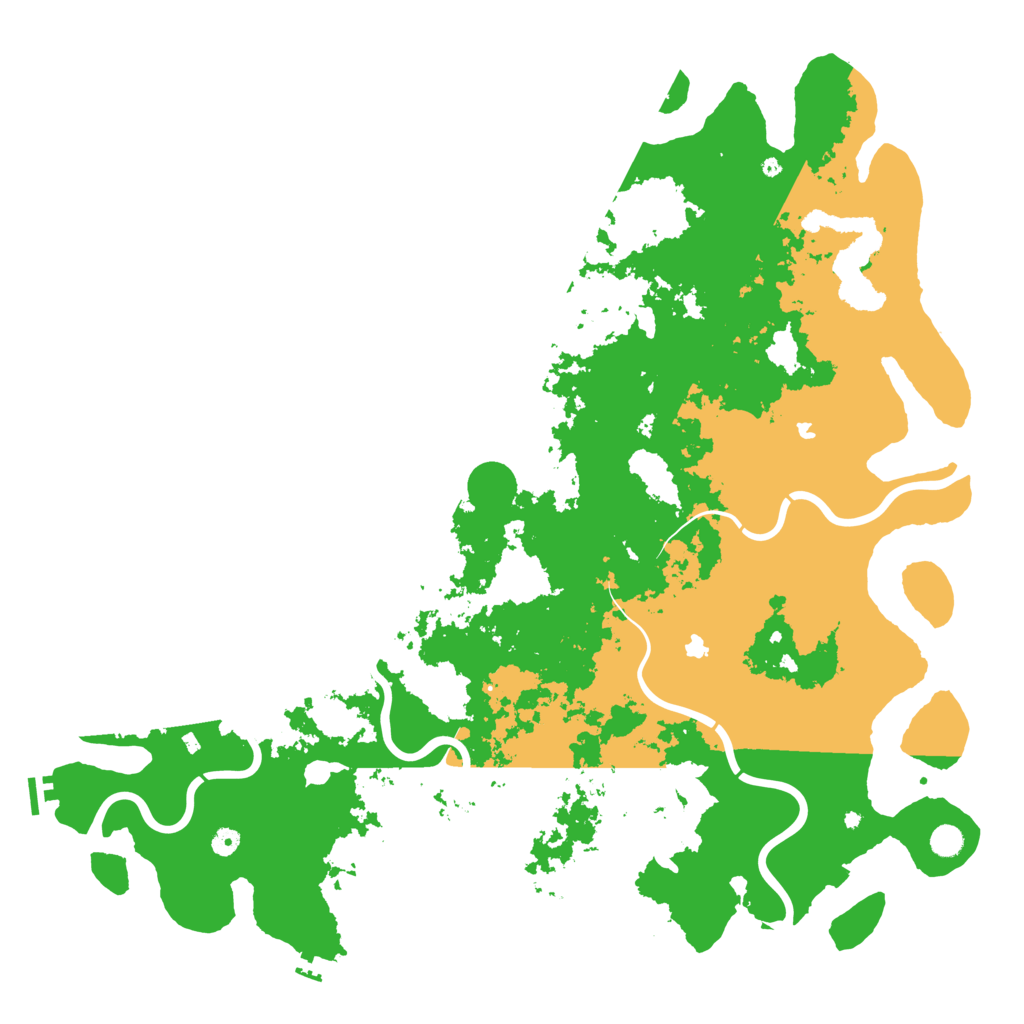 Biome Rust Map: Procedural Map, Size: 5500, Seed: 9556390