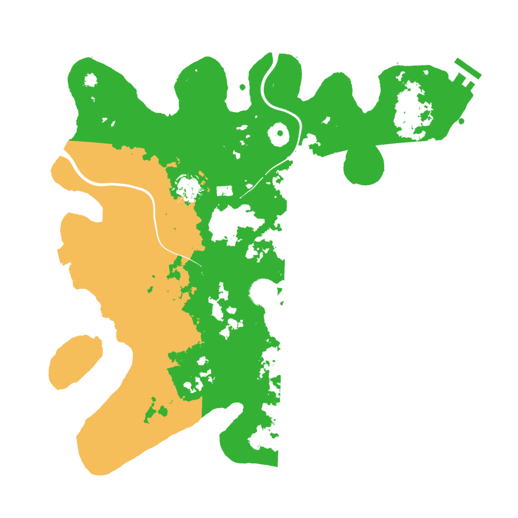 Biome Rust Map: Procedural Map, Size: 3500, Seed: 5867914