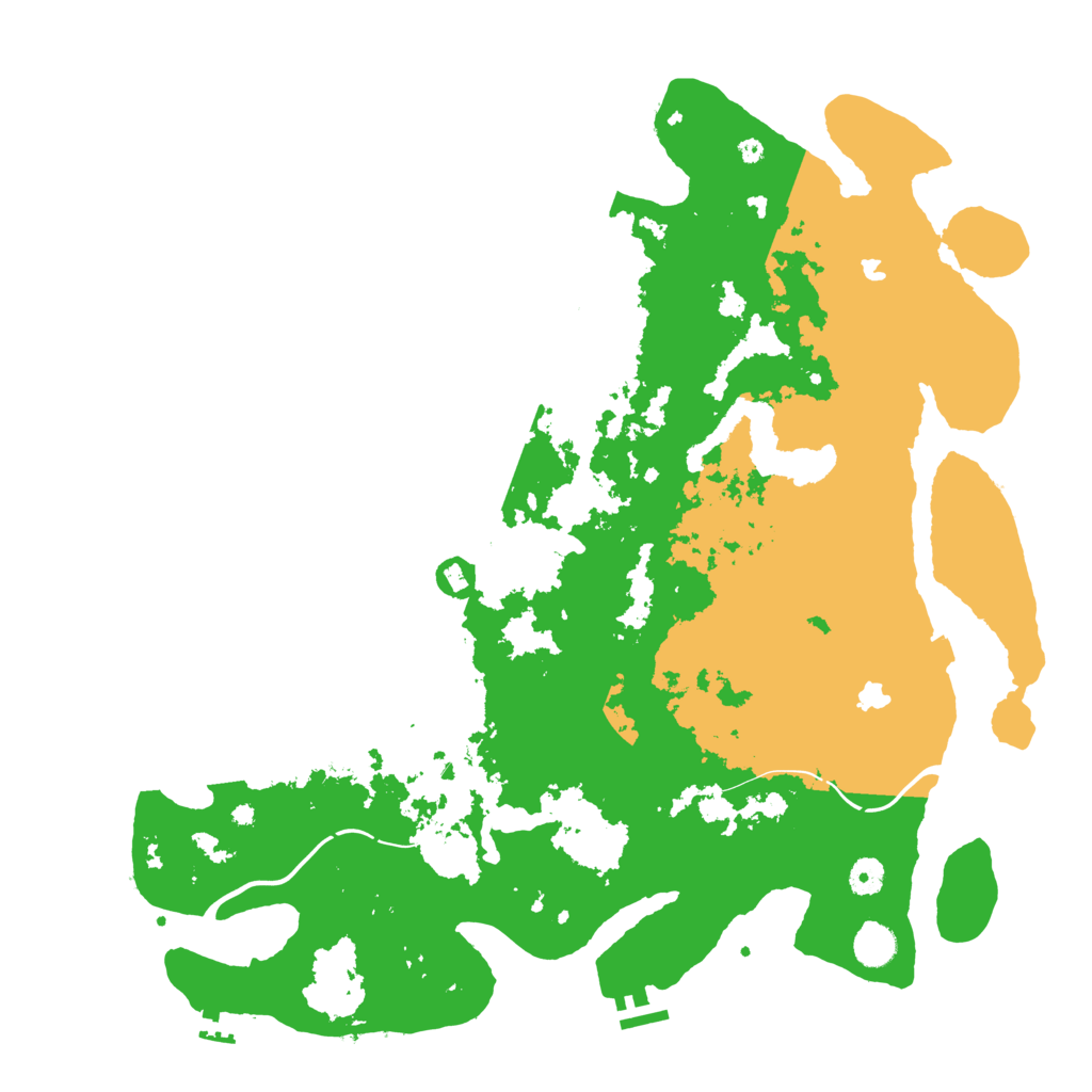 Biome Rust Map: Procedural Map, Size: 4500, Seed: 25565