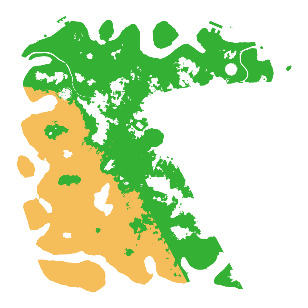 Biome Rust Map: Procedural Map, Size: 4500, Seed: 67893428