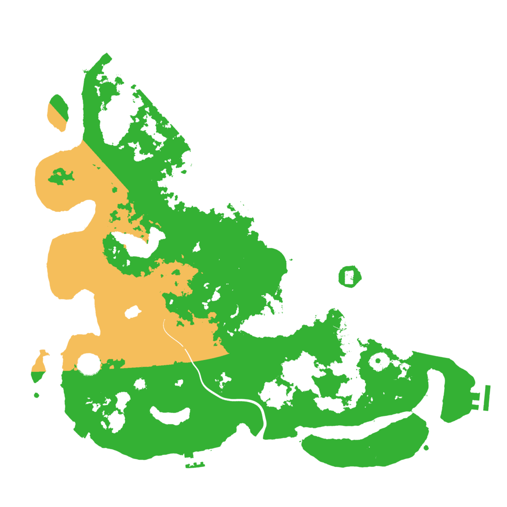 Biome Rust Map: Procedural Map, Size: 4000, Seed: 37000