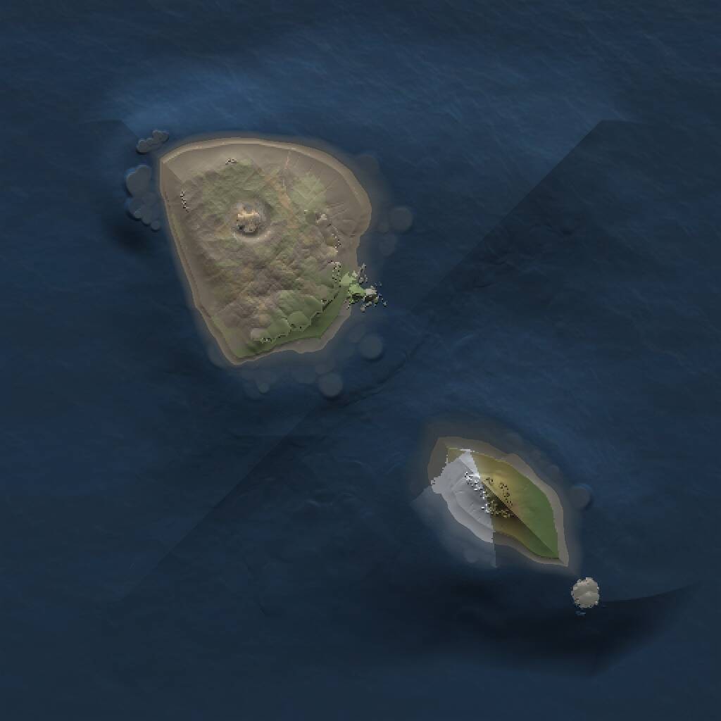 Rust Map: Procedural Map, Size: 1000, Seed: 1179304394, 1 Monuments