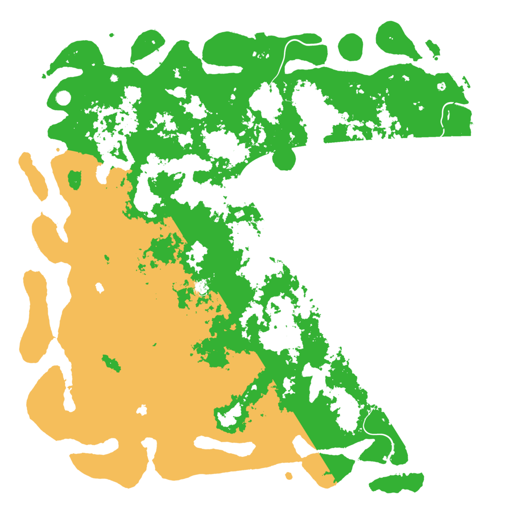 Biome Rust Map: Procedural Map, Size: 6000, Seed: 202