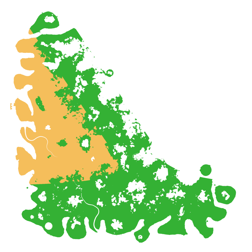 Biome Rust Map: Procedural Map, Size: 6000, Seed: 70237