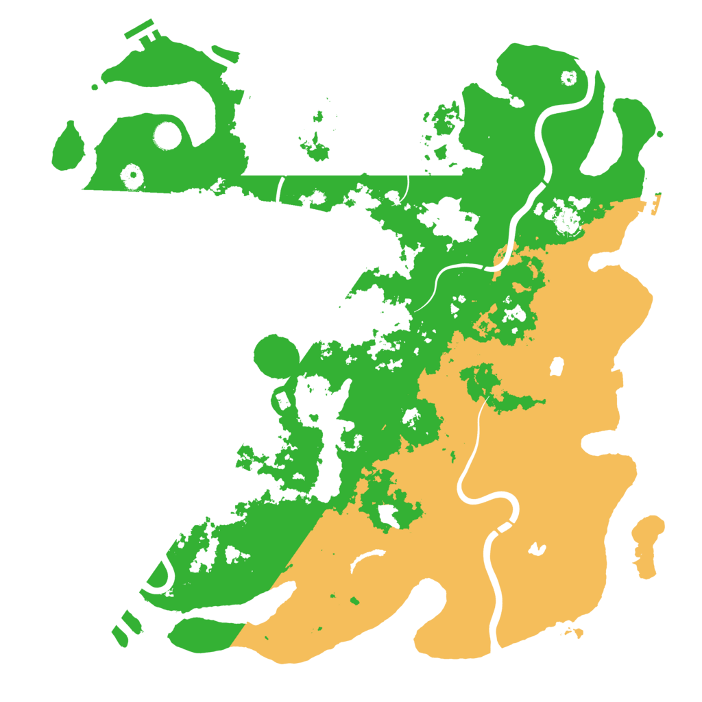 Biome Rust Map: Procedural Map, Size: 4500, Seed: 1292960970