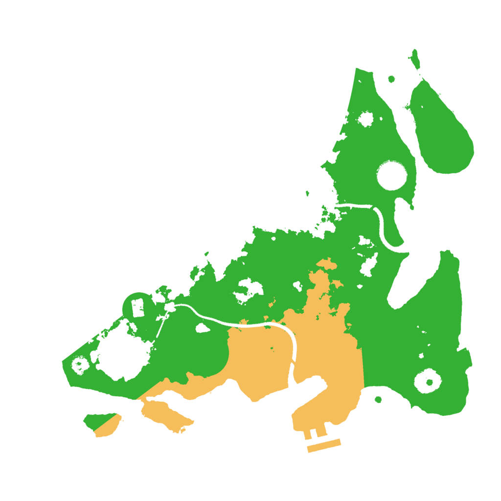 Biome Rust Map: Procedural Map, Size: 3000, Seed: 1865007996