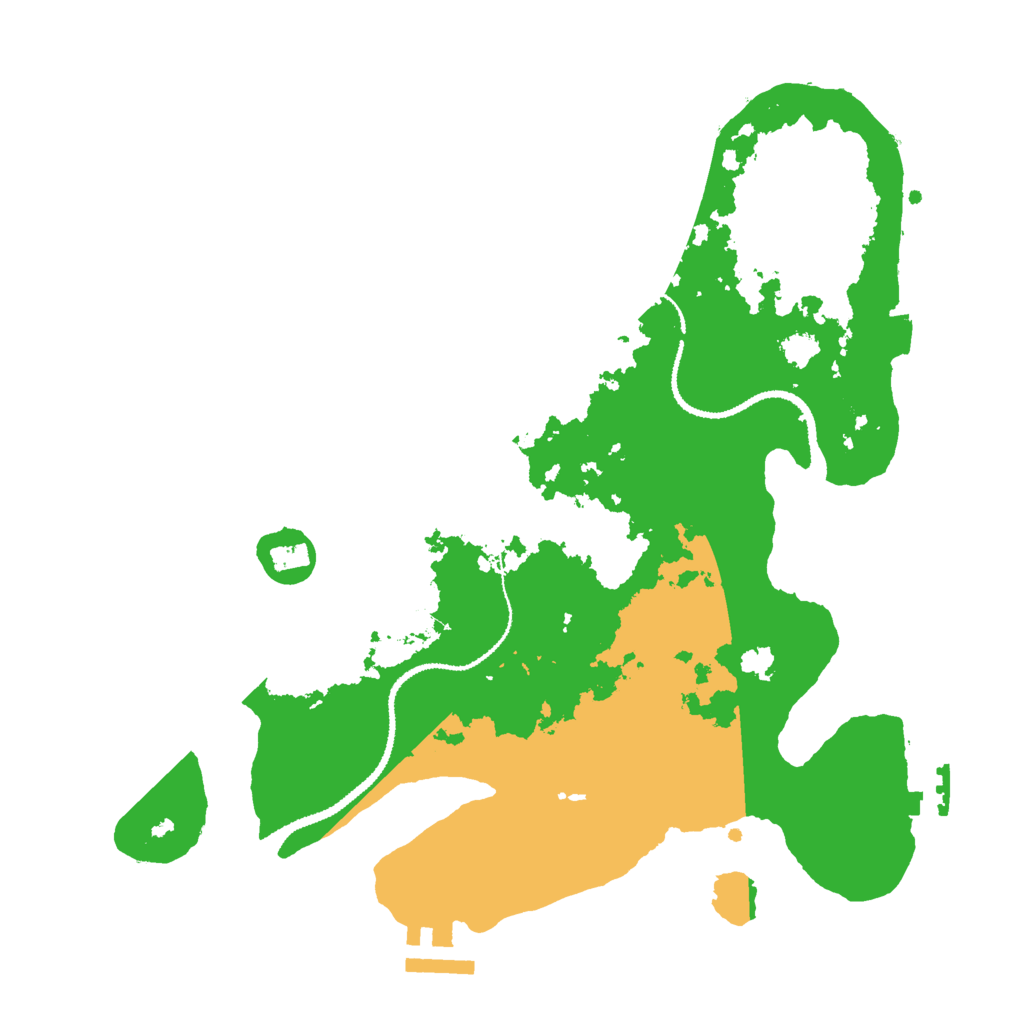 Biome Rust Map: Procedural Map, Size: 3000, Seed: 1666526277