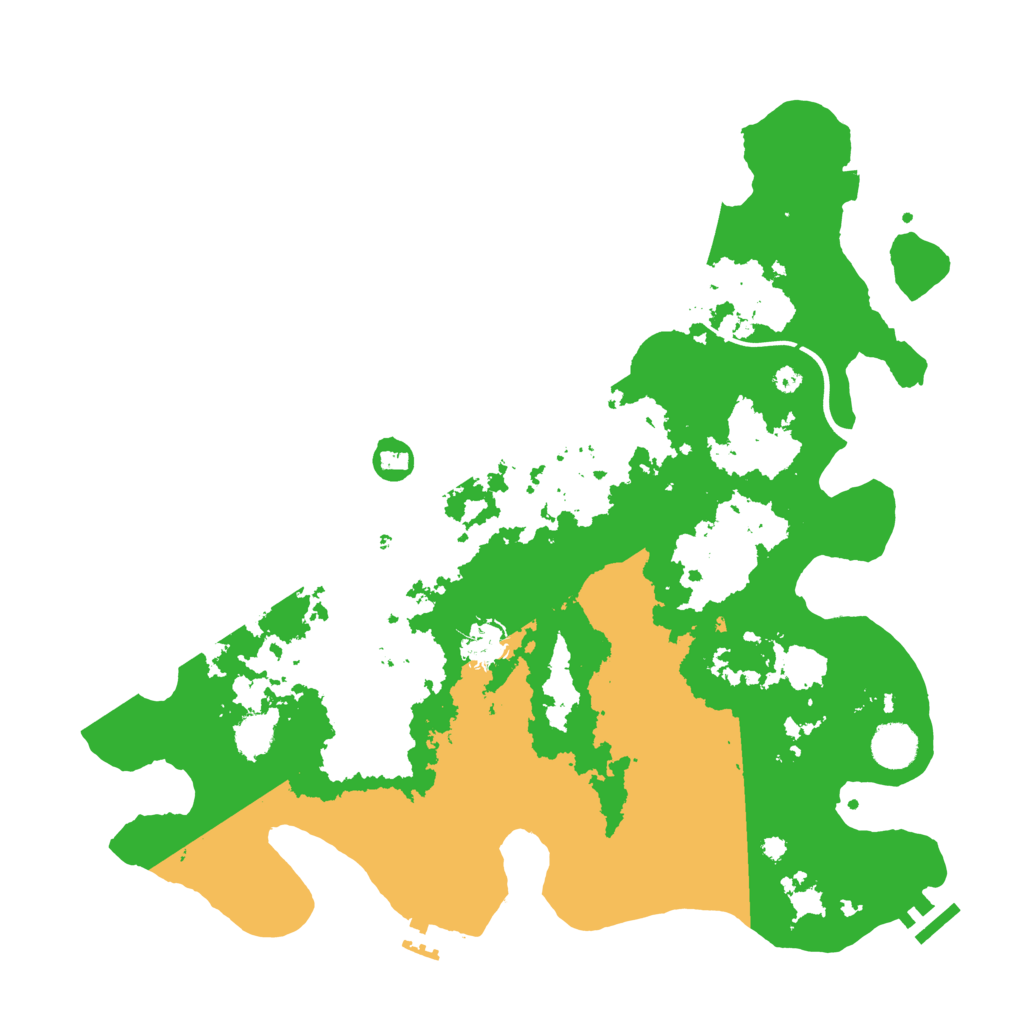 Biome Rust Map: Procedural Map, Size: 3950, Seed: 52