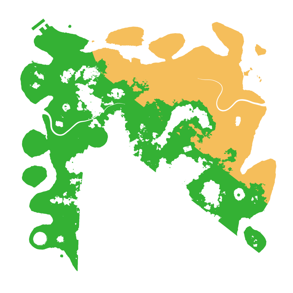 Biome Rust Map: Procedural Map, Size: 3850, Seed: 457457